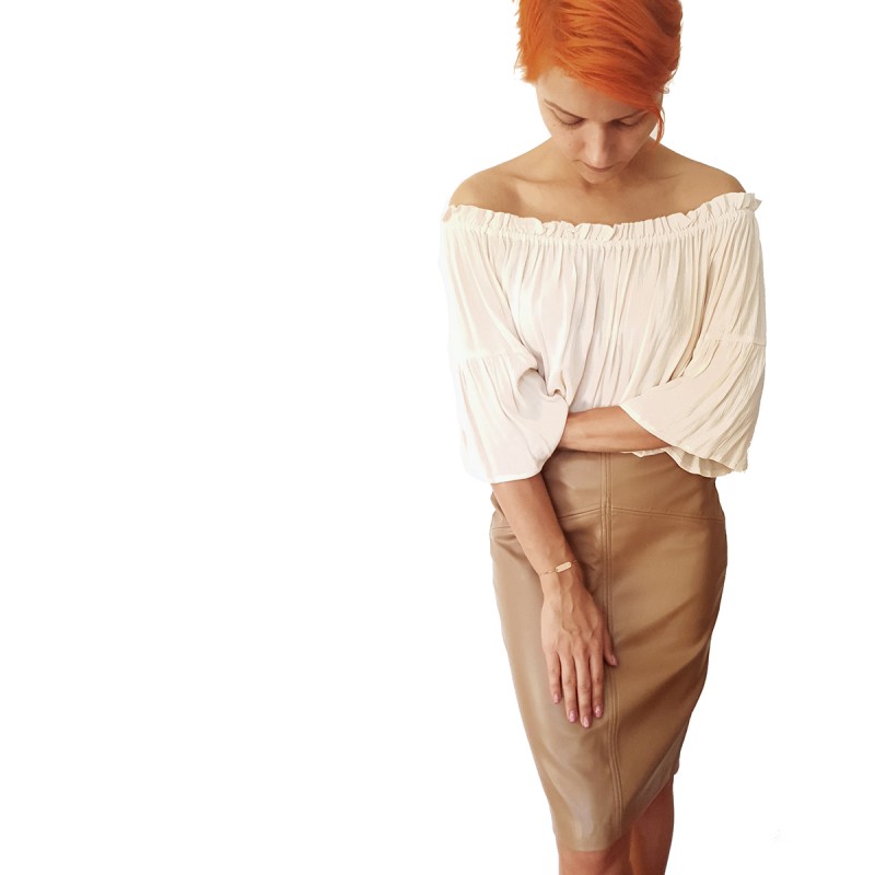 Bratara Gravata Rose Gold din Inox Oval Invitatie la Joaca