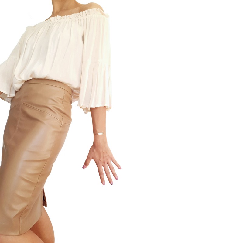 Bratara Gravata Rose Gold din Inox Oval Totul Va Fi Bine