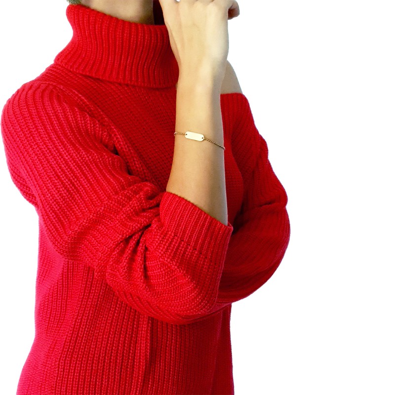 Bratara Gravata Rose Gold din Inox Oval Succes