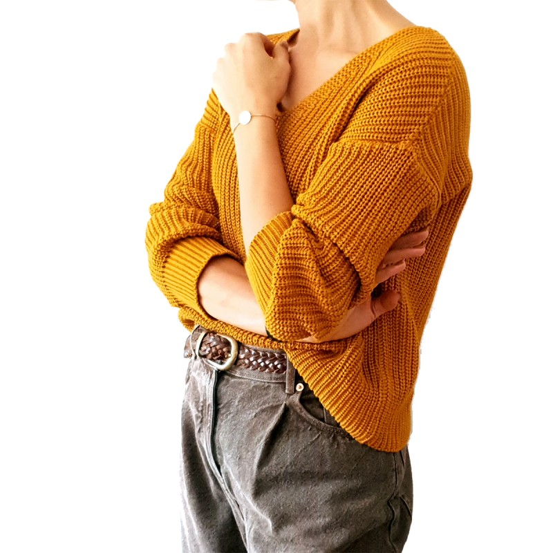 Bratara Gravata Aurie din Inox Rotund How Naughty