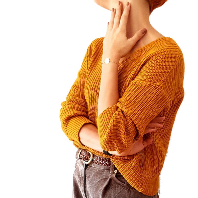 Bratara Gravata Aurie din Inox Rotund Inner Elf