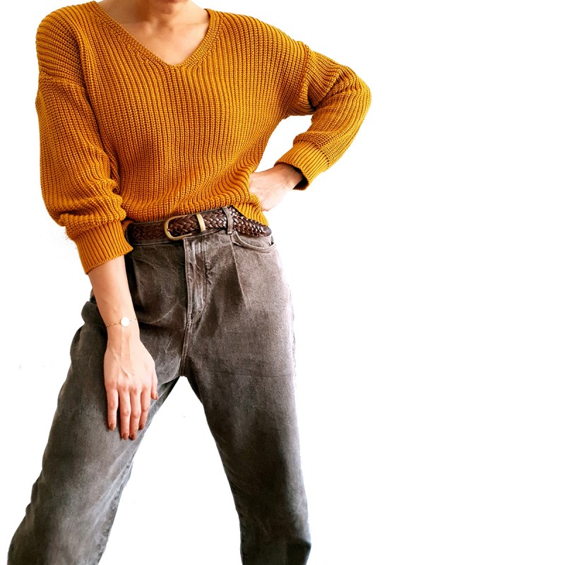 Bratara Gravata Aurie din Inox Rotund Negociere