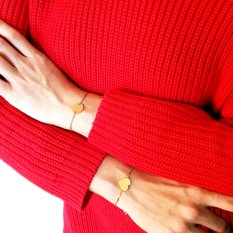 Bratara Gravata Rose Gold din Inox Rotund Ursulet