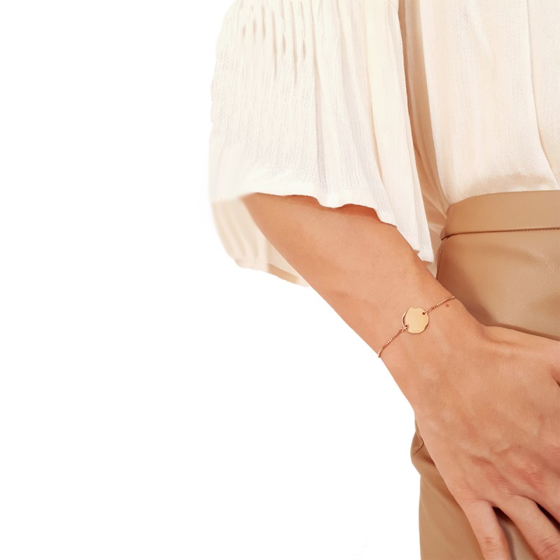 Bratara Gravata Rose Gold din Inox Rotund Sotia Mea