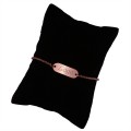 Bratara Personalizata Gravata Rose Gold din Inox Oval Logo