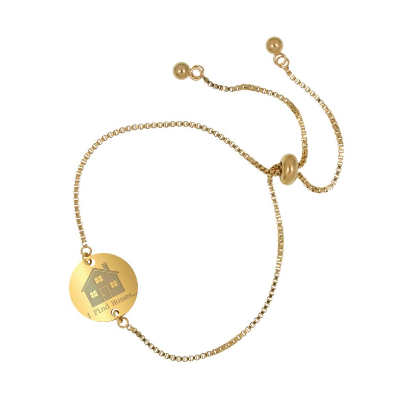 Bratara Gravata Aurie din Inox Superpower I Find Homes