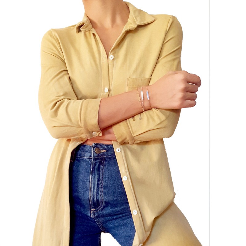 Bratara Gravata Rose Gold din Inox Placuta Work for my Cat