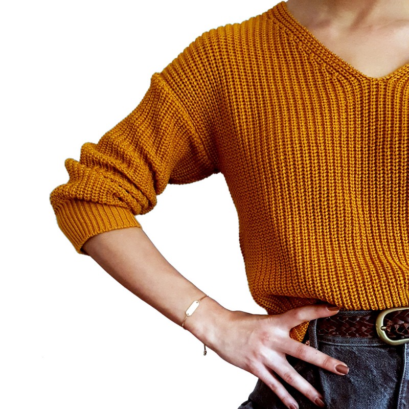 Bratara Gravata Aurie din Inox Oval Cea mai buna Iubita